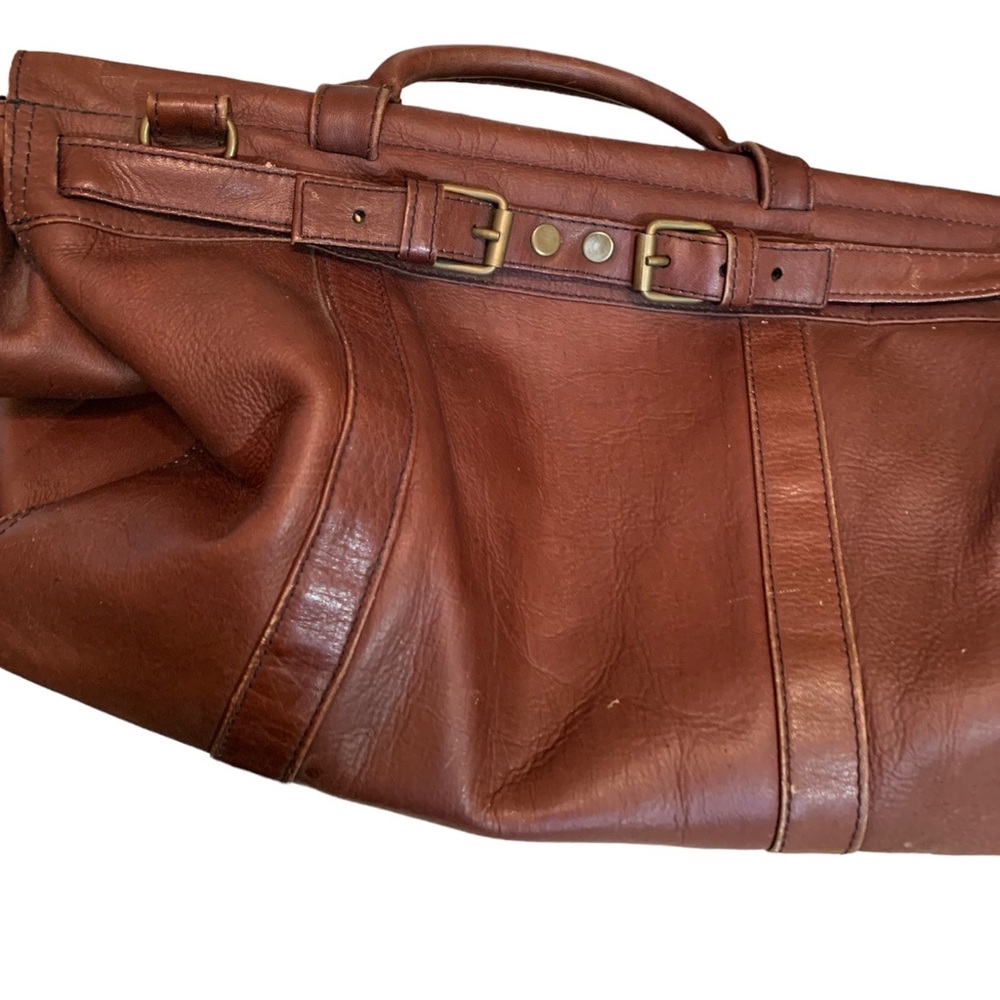 Very Unique #Brown Leather Bag - Picture 4 of 8